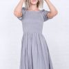 Dresses Mikarose Clothing | The Spencer In Drizzle Gray Final Sale