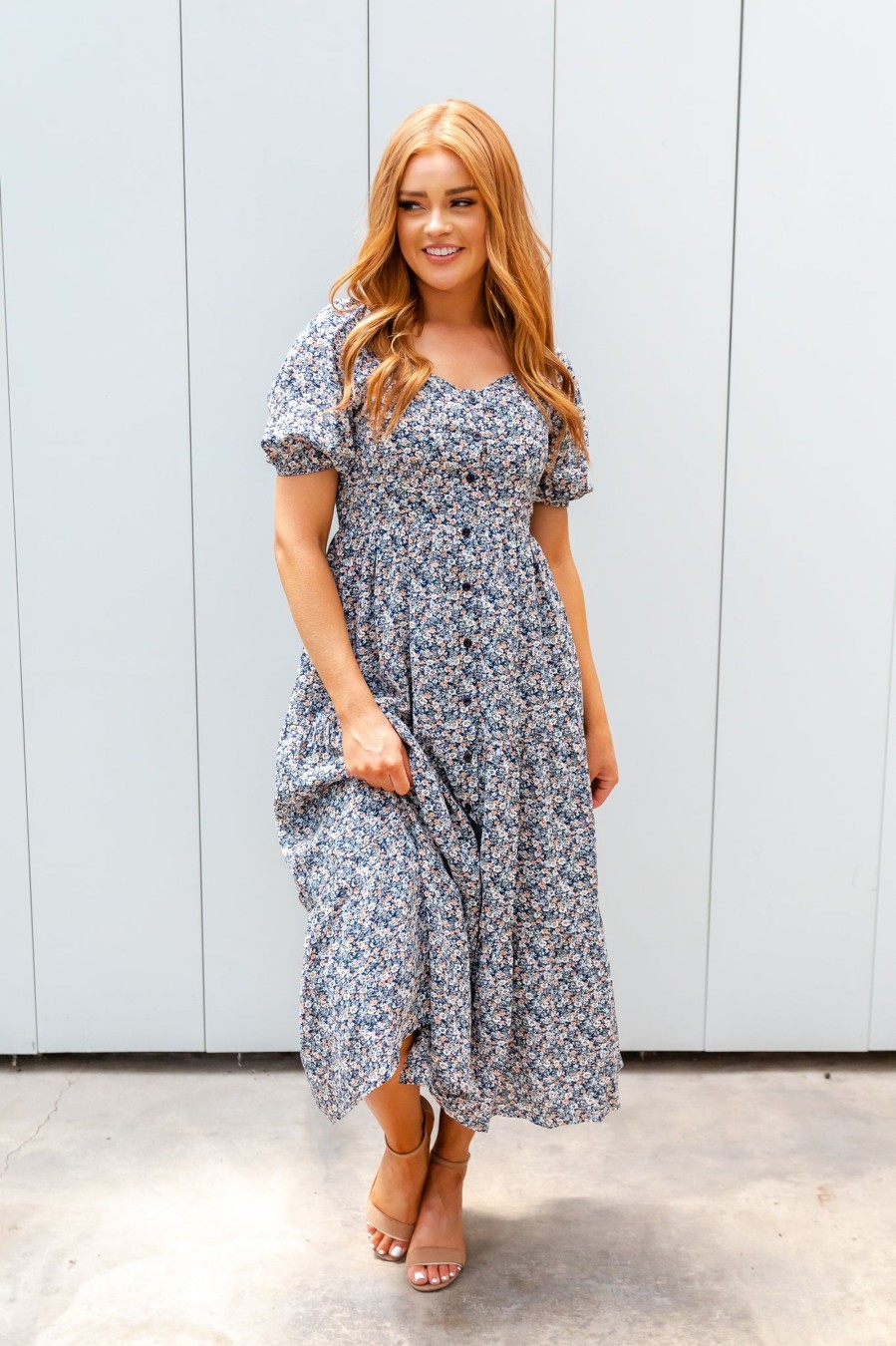 Dresses Mikarose Clothing | The Drew In Sailor Blue Final Sale