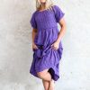 Dresses Mikarose Clothing | The Serena In Dahlia Purple