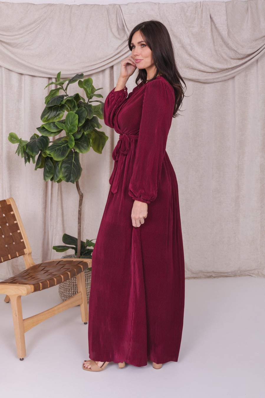 Dresses Mikarose Clothing | The Marilyn In Holly Berry Final Sale