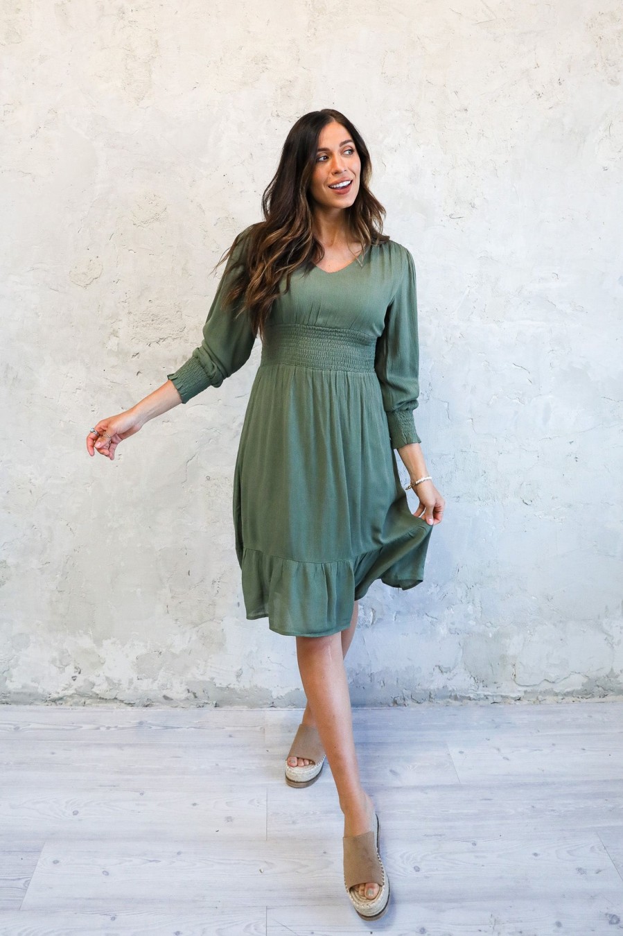 Dresses Spring 2024 | The Cara In Aspen Green