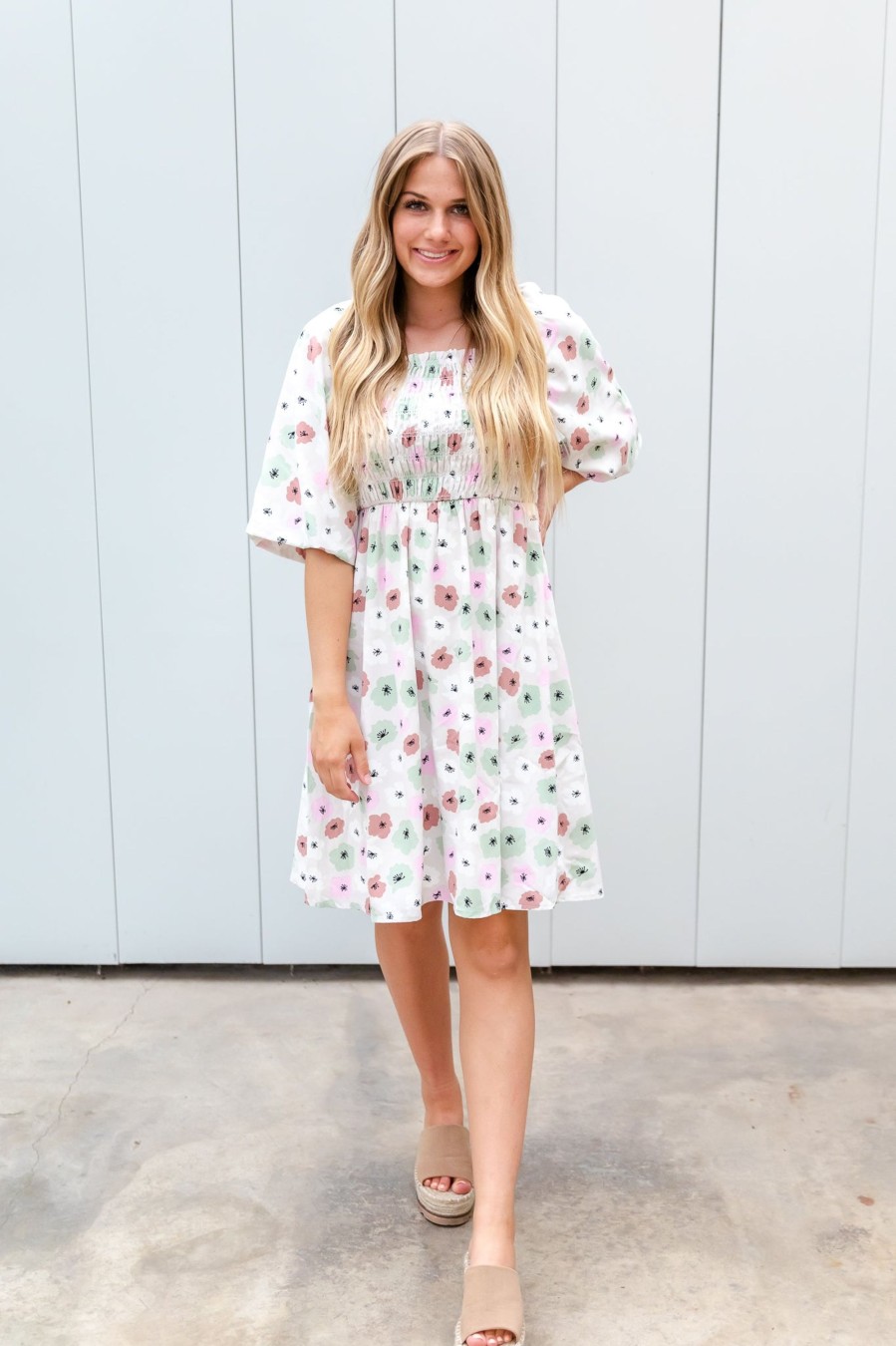 Dresses Mikarose Clothing | The Ash In Pastel Poppy Final Sale