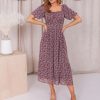 Dresses Mikarose Clothing | The Margaret In Grape Wine Final Sale