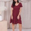 Dresses Mikarose Clothing | The Lennon In Pomegranate Final Sale