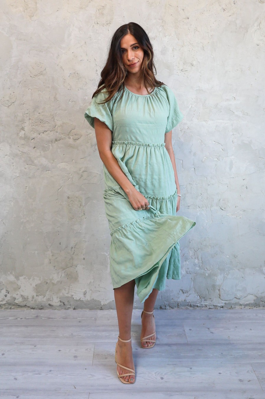 Dresses Mikarose Clothing | The Serena In Dewkist