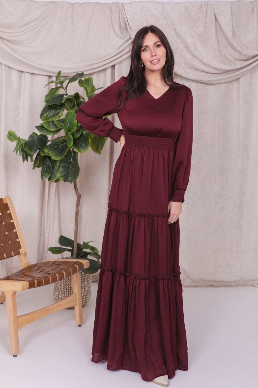 Dresses Mikarose Clothing | The Anastasia In Zinfandel Final Sale