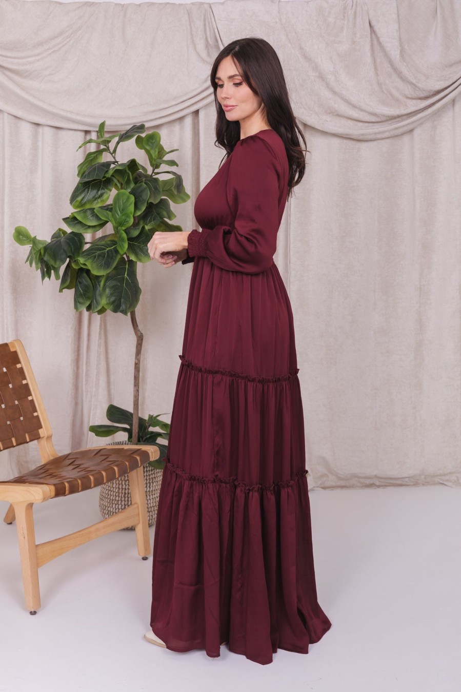 Dresses Mikarose Clothing | The Anastasia In Zinfandel Final Sale