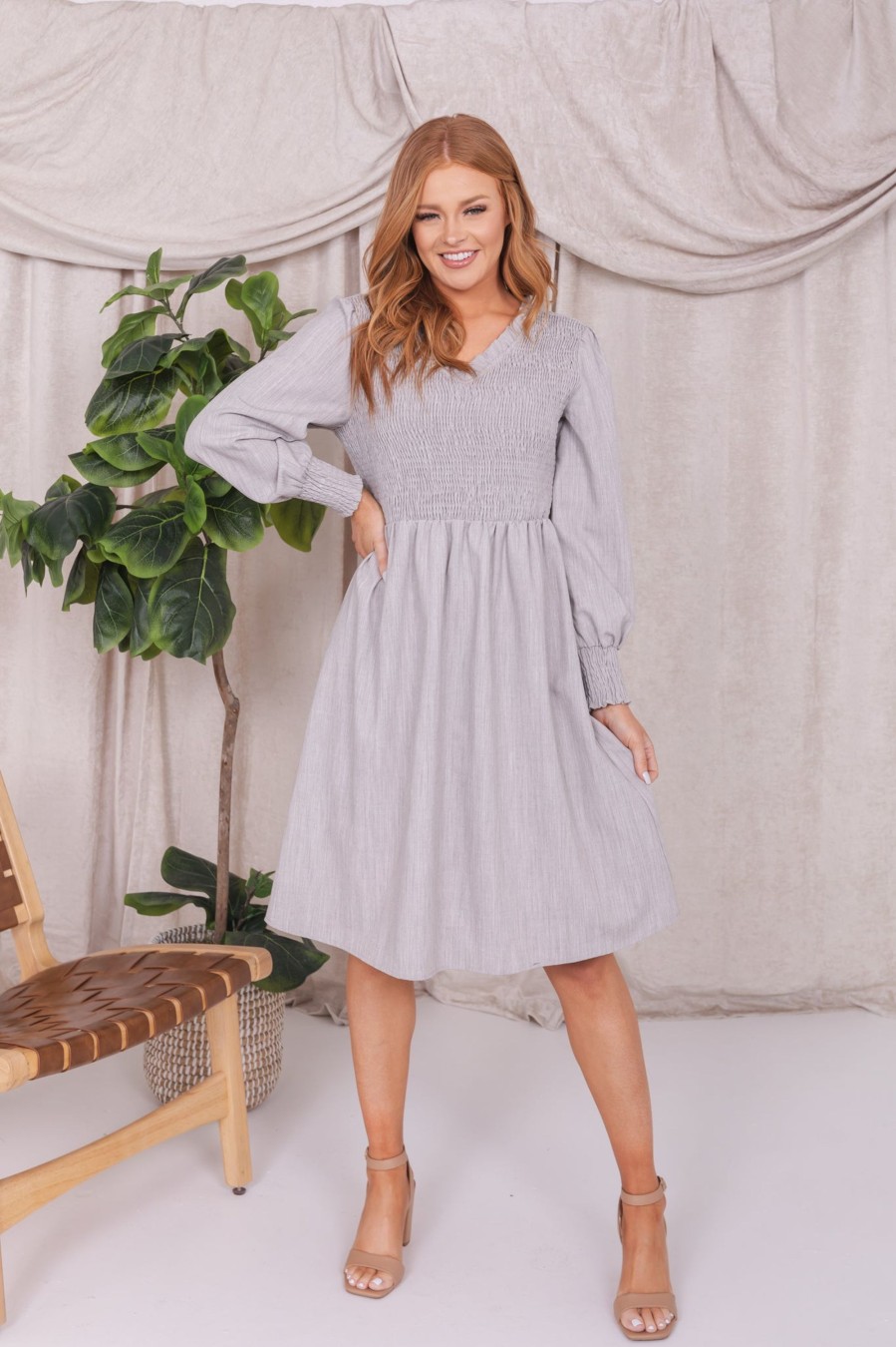 Dresses Mikarose Clothing | The Laree In Chalk Final Sale