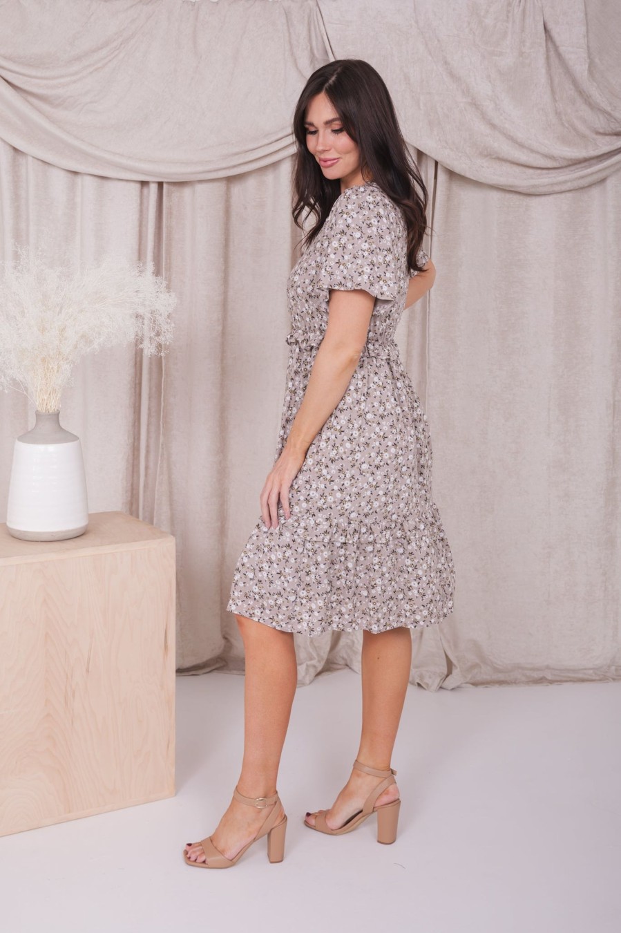 Dresses Mikarose Clothing | The Kasi In Nightingale Gray Final Sale