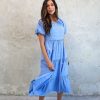 Dresses Mikarose Clothing | The Serena In Ultramarine