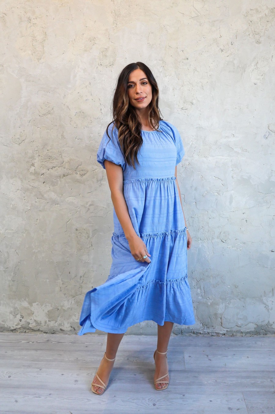 Dresses Mikarose Clothing | The Serena In Ultramarine