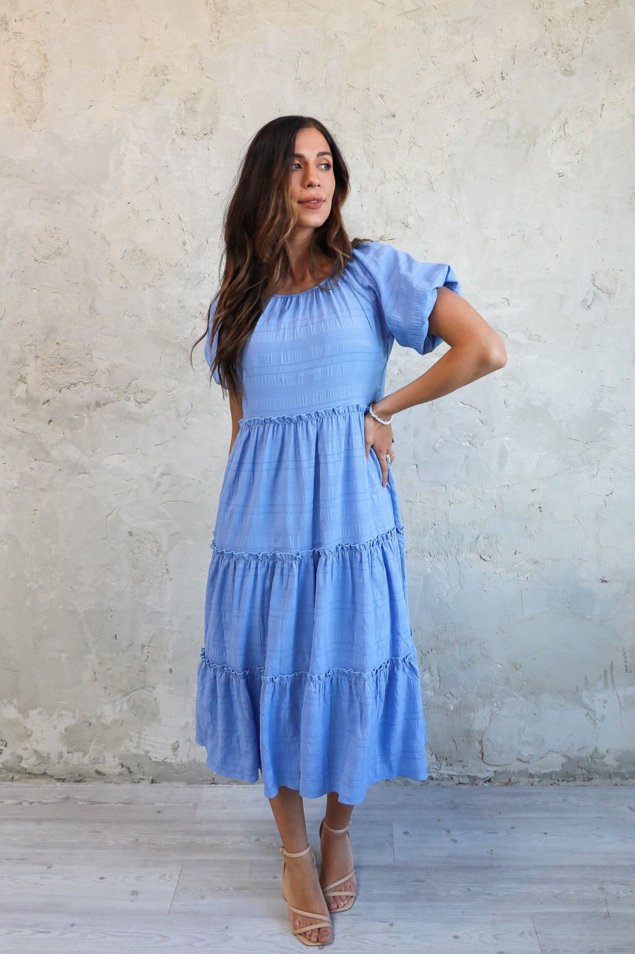 Dresses Mikarose Clothing | The Serena In Ultramarine