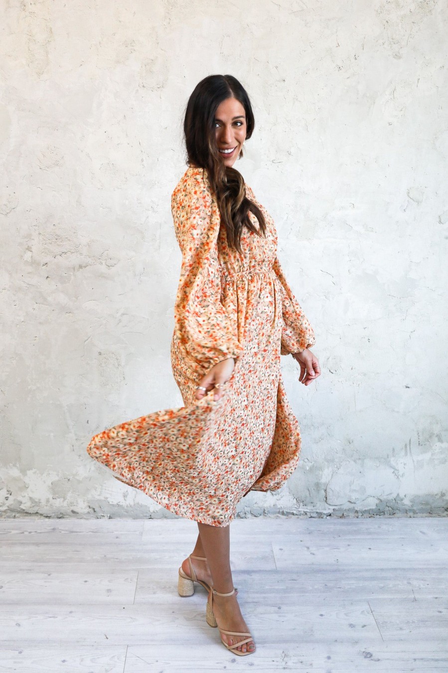 Dresses Spring 2024 | The Lark In Apricot Gelato