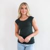 Tops Mikarose Clothing | Layering Tee In Pine Grove Final Sale