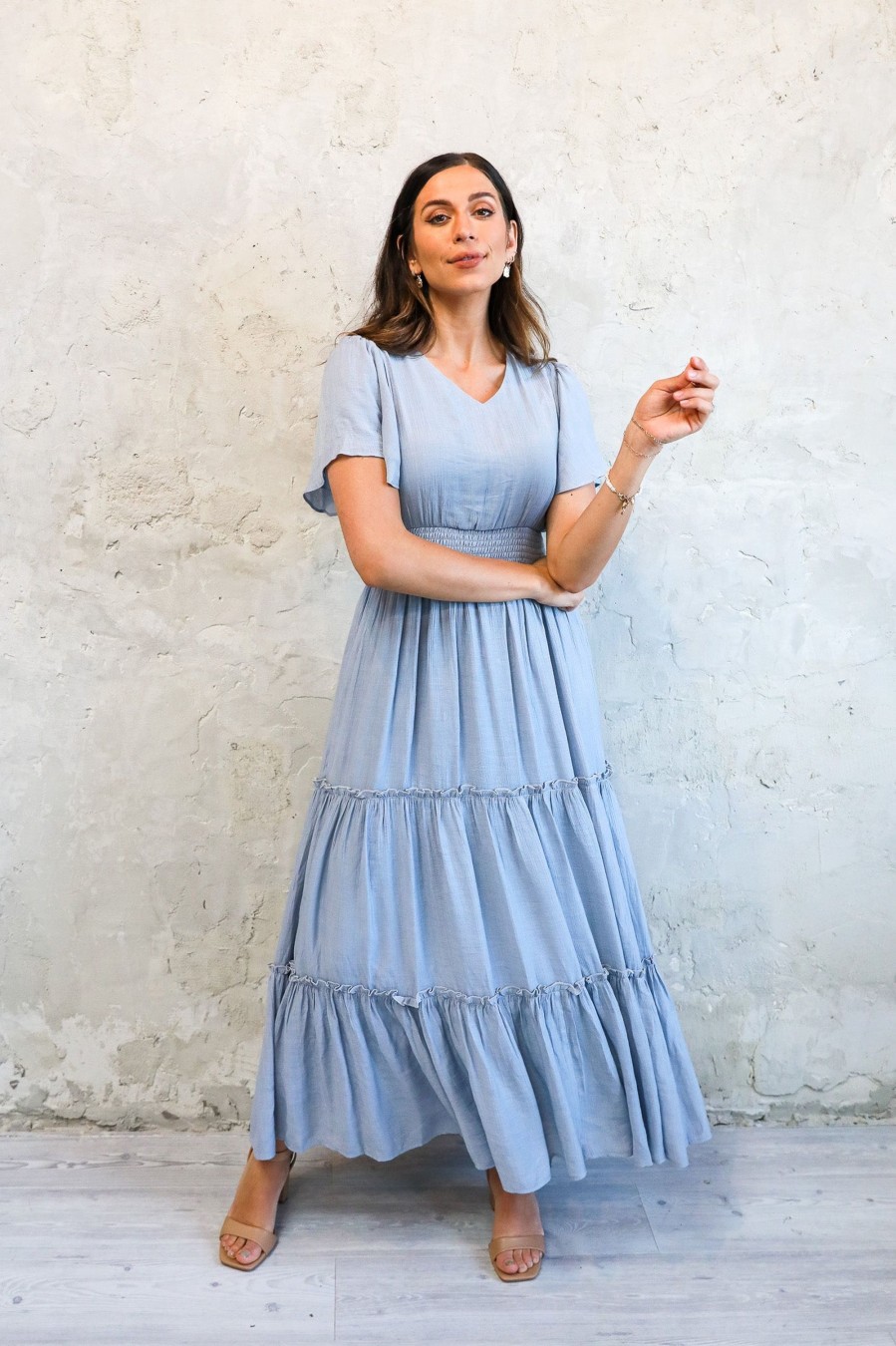 Dresses Spring 2024 | The Taylor In Chambray Blue