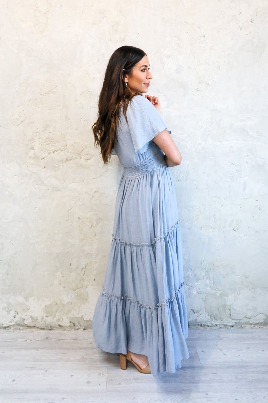 Dresses Spring 2024 | The Taylor In Chambray Blue