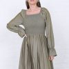 Dresses Mikarose Clothing | The Juliet In Moss Green Final Sale