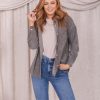 Tops Mikarose Clothing | Corduroy Jacket In Frosted Olive Final Sale