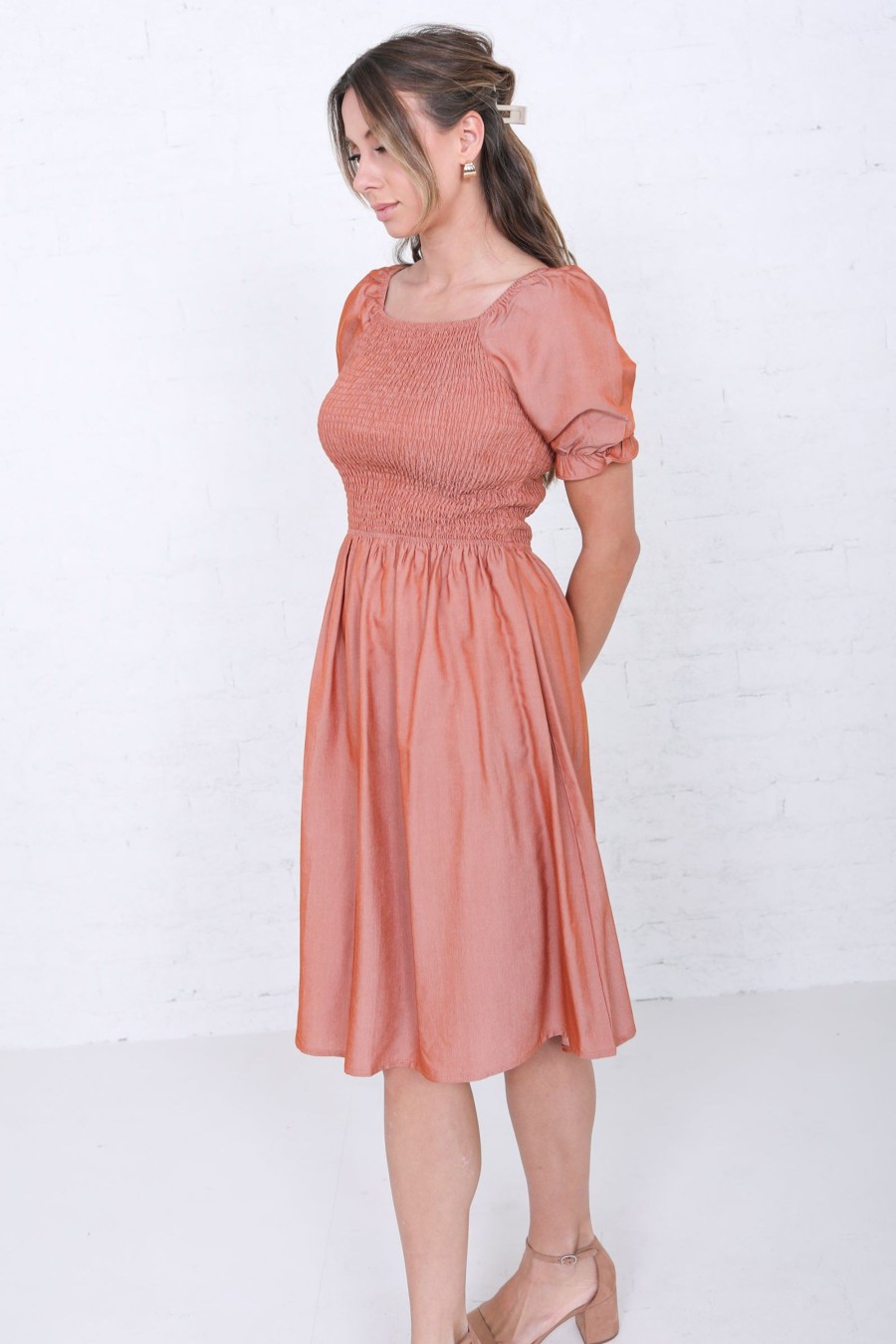 Dresses Mikarose Clothing | The Spencer In Harvest Pumpkin Final Sale